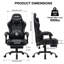 Fauteuil inclinable et ergonomique en similicuir avec haut-parleurs Bluetooth-2073536253
