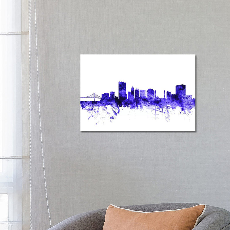 Toledo, Ohio Skyline by Michael Tompsett - Wrapped Canvas Print, 66.04 cm H x 45.72 cm W
