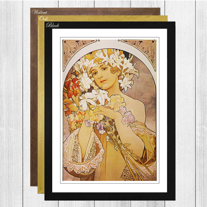 Single Picture Frame Painting, Oak