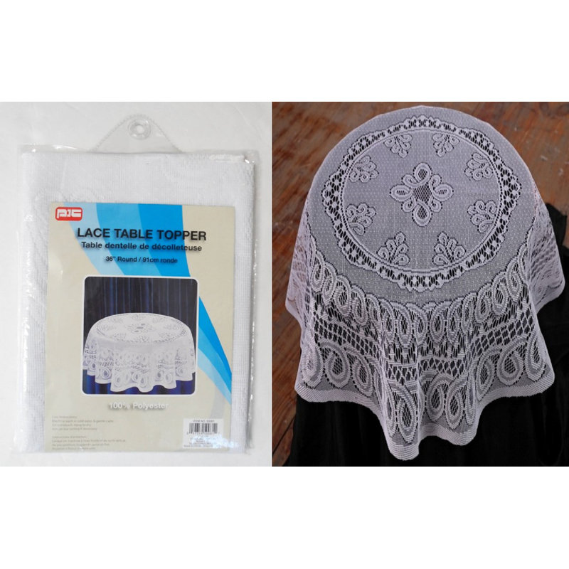 Nappe ronde en dentelle