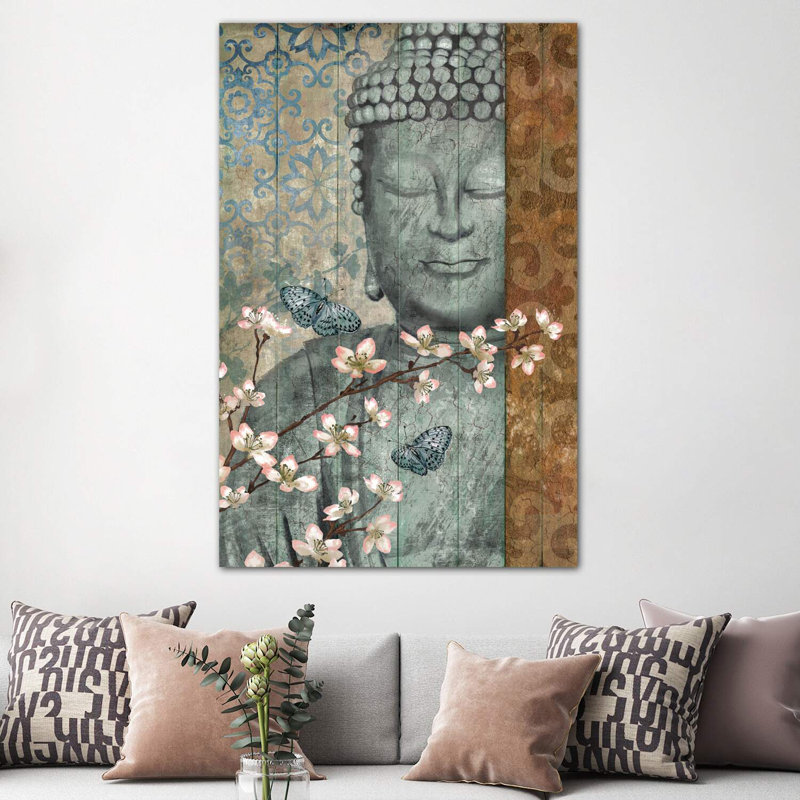 «Buddha» par Conrad Knutsen, impression sur toile tendue, H 60 po x l 40po x P 1,5 po, Toile tendue