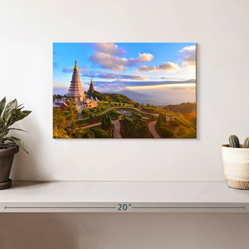 Adella Chiang Mai Temple, 8" H x 12" W