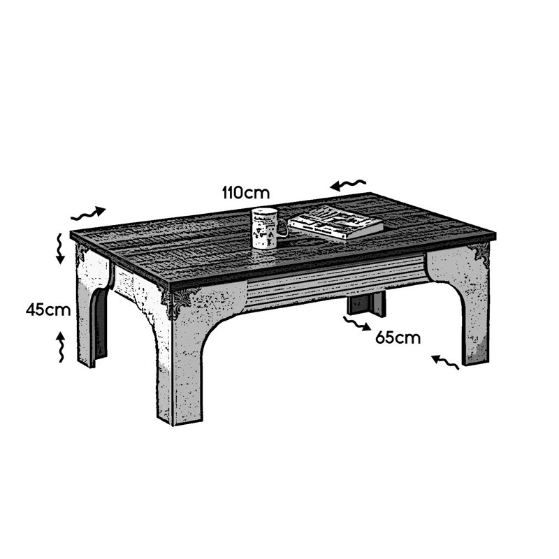 Sligo Four Leg Coffee Table
