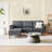 Mozell Upholstered L-Shaped Sectional Reversible-1914444607