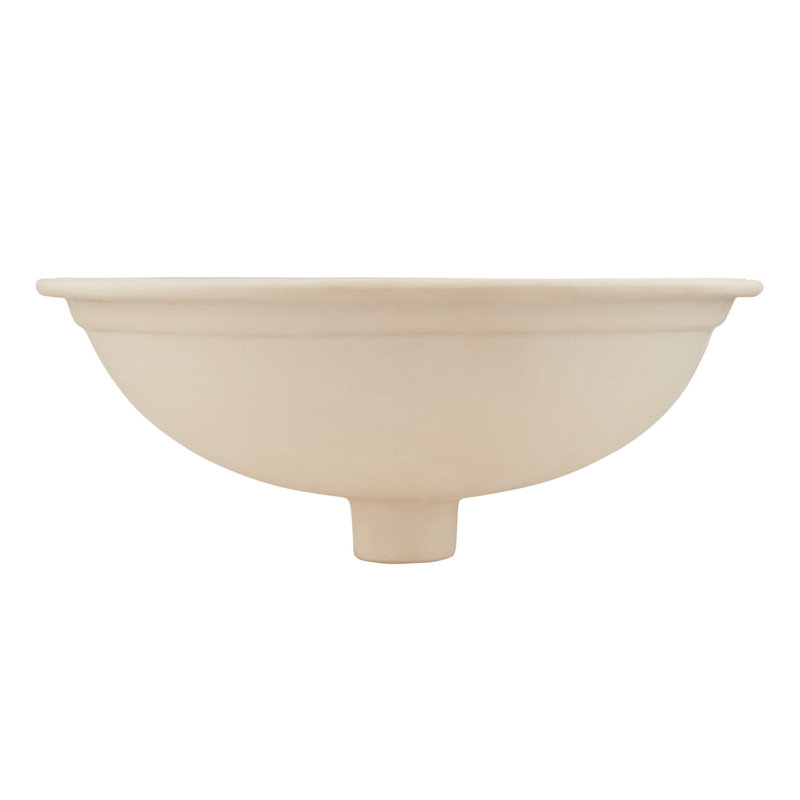 Key Largo Oval Porcelain Undermount Bathroom Sink