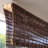 Cordless Light Filtering Woven Wood Bamboo Roman Shade with Valance-916690214-916690216