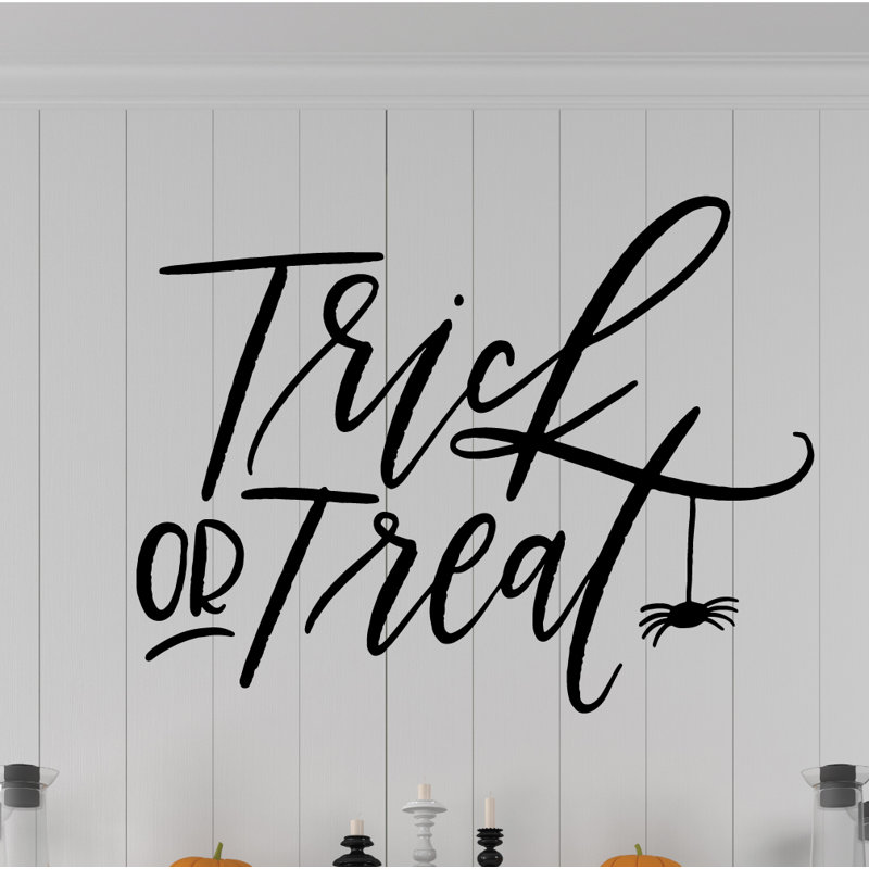 Text & Numbers Wall Decal, 36" H x 36" W x 0.23" D