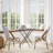 Indoor/Outdoor All-Weather Commercial Paris Chairs with Bamboo Print Frame-130346788-130346790