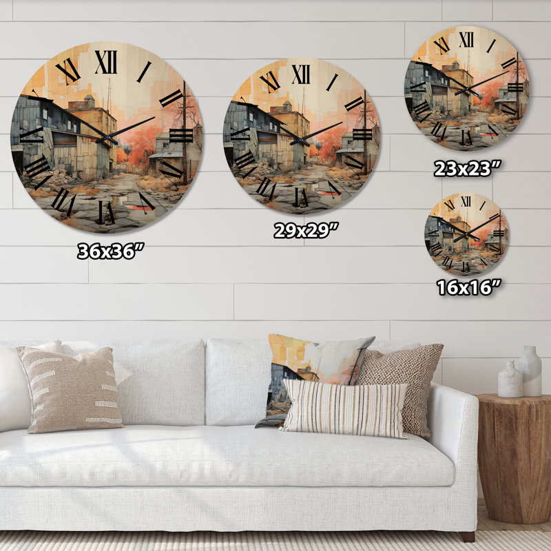 Horloge murale industrielle Ware Warehouse, Très grand