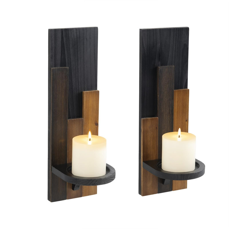 2 Piece Wall Bath Sconce Set