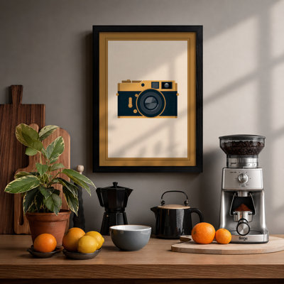 Rangefinder Camera Vintage - Framed Print