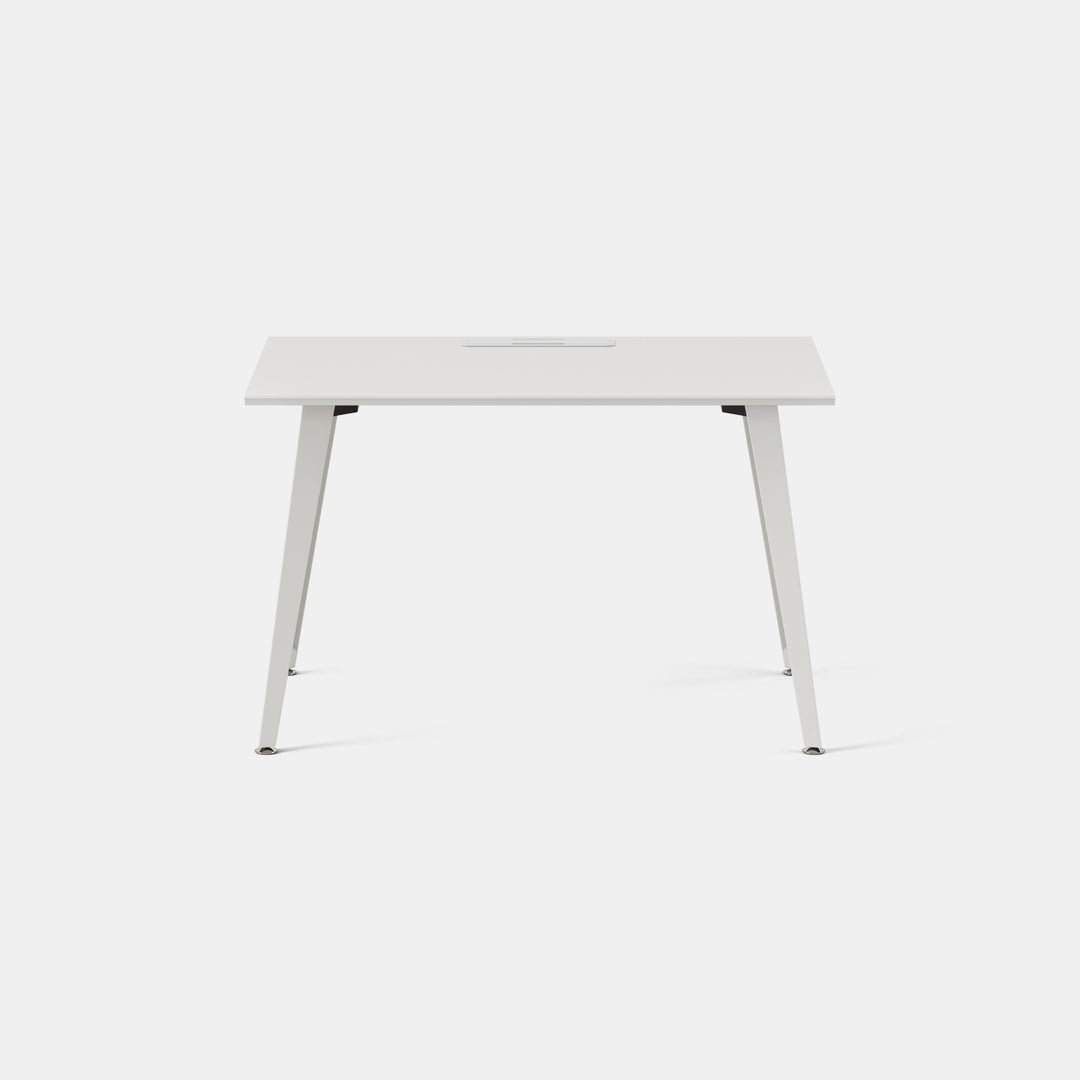 Writing Desk, 30" H x 48" W x 24" D, White, White