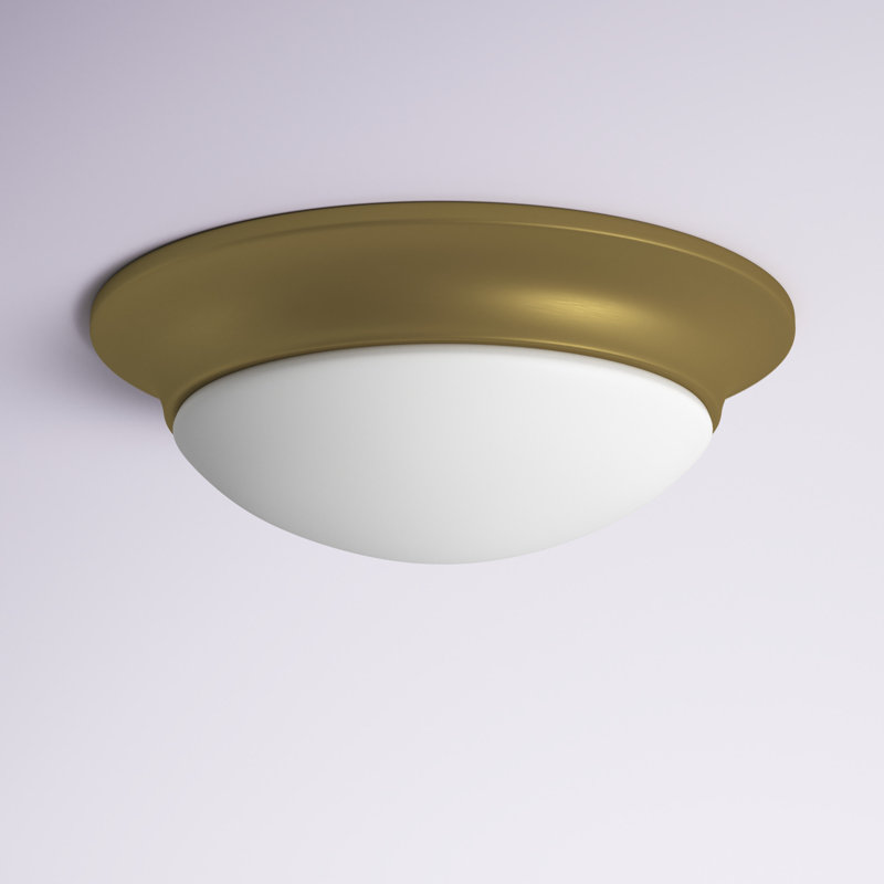 Plafonnier encastré à 1 lumière, H 3,75 po x l 11,5 po x P 11,5 po