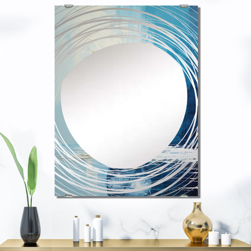Miroir mural Alcime - Boho Pottery MIR141994, 40 po x 30 po