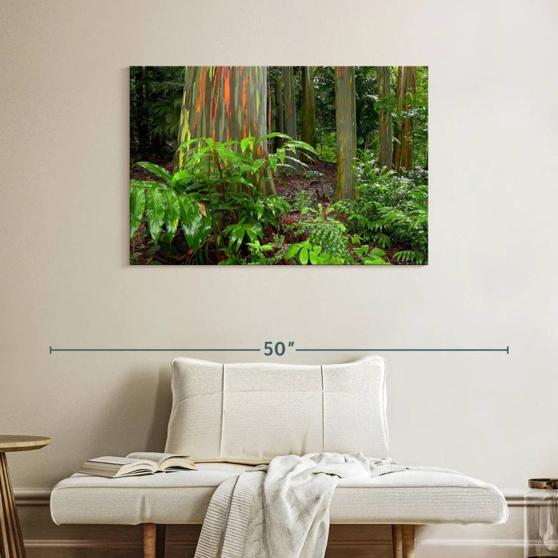 Harnek Hana Rainbow Trees, H 26 po x l 39 po