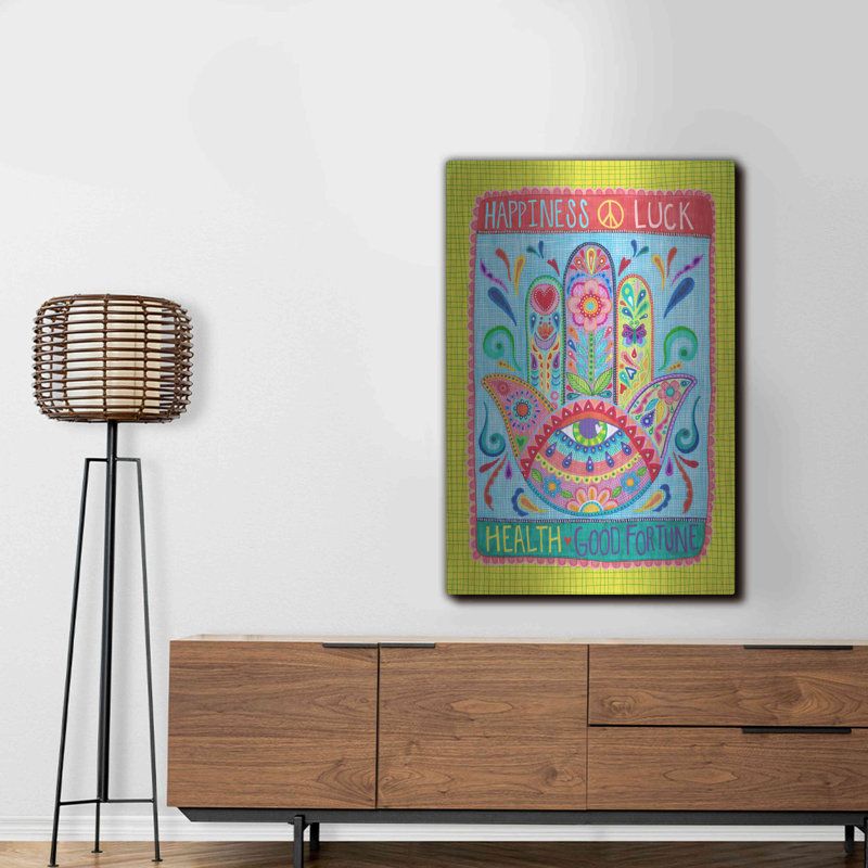 «Hamsa Of Happiness» par Hello Angel, H 36 po x l 24 po