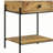 Natural Mango 1-Drawer Accent Table with Bottom Shelf