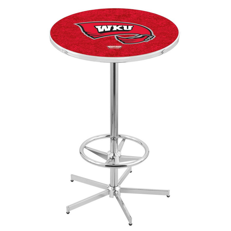 NCAA Round Dining Table, Western Kentucky University
