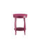 Table d'appoint Aberta de couleur mauve avec 1 couche de rangement-1700917775