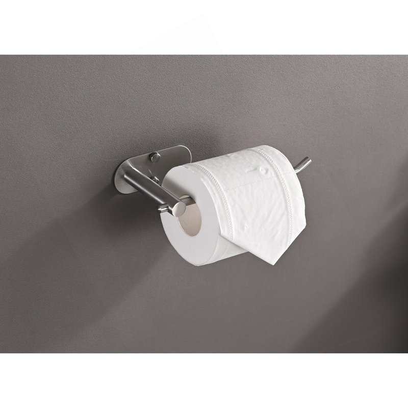 2 Pack Paper Towel Holder - Self-Adhesive Or Drilling, Stainless Steel Wall-Mounted Paper Towel Holder For Kitchen, Bathroom
