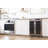 EdgeStar 24 Inch Wide 36 Bottle Built-In Wine Cooler with Dual Cooling Zones and French Doors