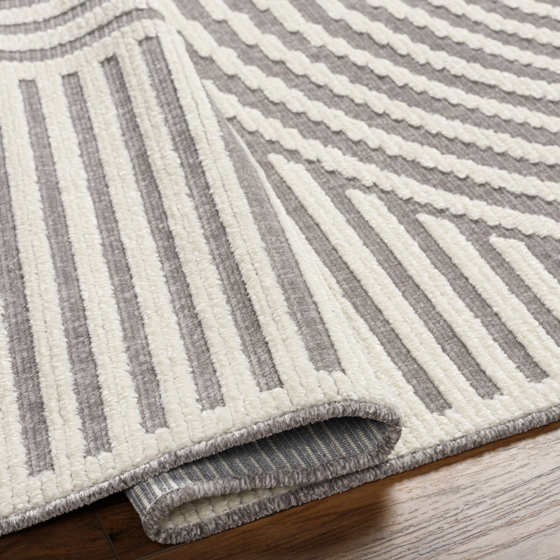 Amiracle Abstract Indoor Rug, Rectangle 3'3" x 5'