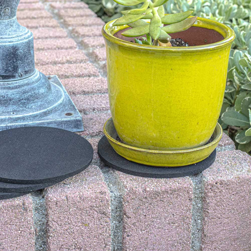 Dessous-de-plat rond en caoutchouc