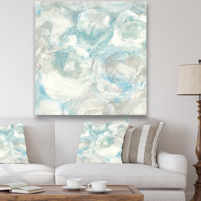 «Pale Blue Shade III», reproduction d'art sur toile tendue