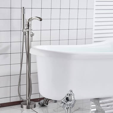 bathroom accessories floor mount bath tub
