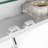 Edison 24'' W 5.25'' H Surface Framed Medicine Cabinet Mirror 2 Adjustable
