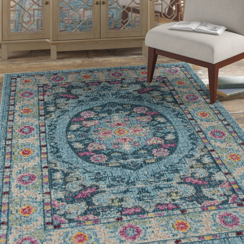 Gutierez Performance Oriental Rug, Rectangle 5'3" x 7'6"
