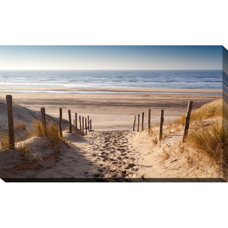 « Path to Ocean » imprimé sur toile tendue, H 24 po x l 40 po x P 1 po