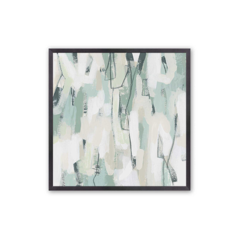 «Sage Fragments I», reproduction sur toile, H 13,75 po x l 13,75 po, Zinc patiné