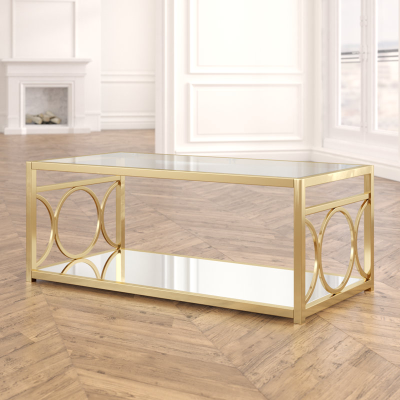 Taoran Glass Top Single Coffee Table