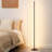 Adjustable Height Dimmable LED Corner Floor Lamp with Remote Control-1697415769-1704055137