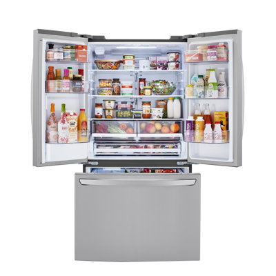 LG French Door Refrigerator with Slim Design Water Dispenser, Stainless Steel, 29 cu. ft.