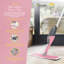Swan SWFC1000QOCN Lynsey Queen of Clean Spray Mop with Wet Mopping Pad. Dry Dusting Pad, Soft Abrasive Pad, Cleaning Tool and 500ml Anti-Leak Bottle, Pink