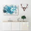 White Swan On A Blue Lake - Wrapped Canvas Print-56662908
