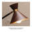 Sleek Black Pole Angled Swing Arm Accent Floor Light