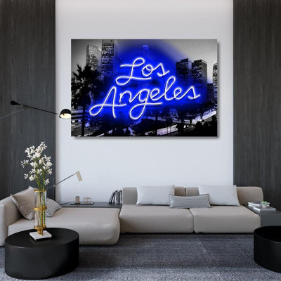 Braiden Studio® Carr, art sur toile tendue par Hailey Gallery: Neon Los Angeles