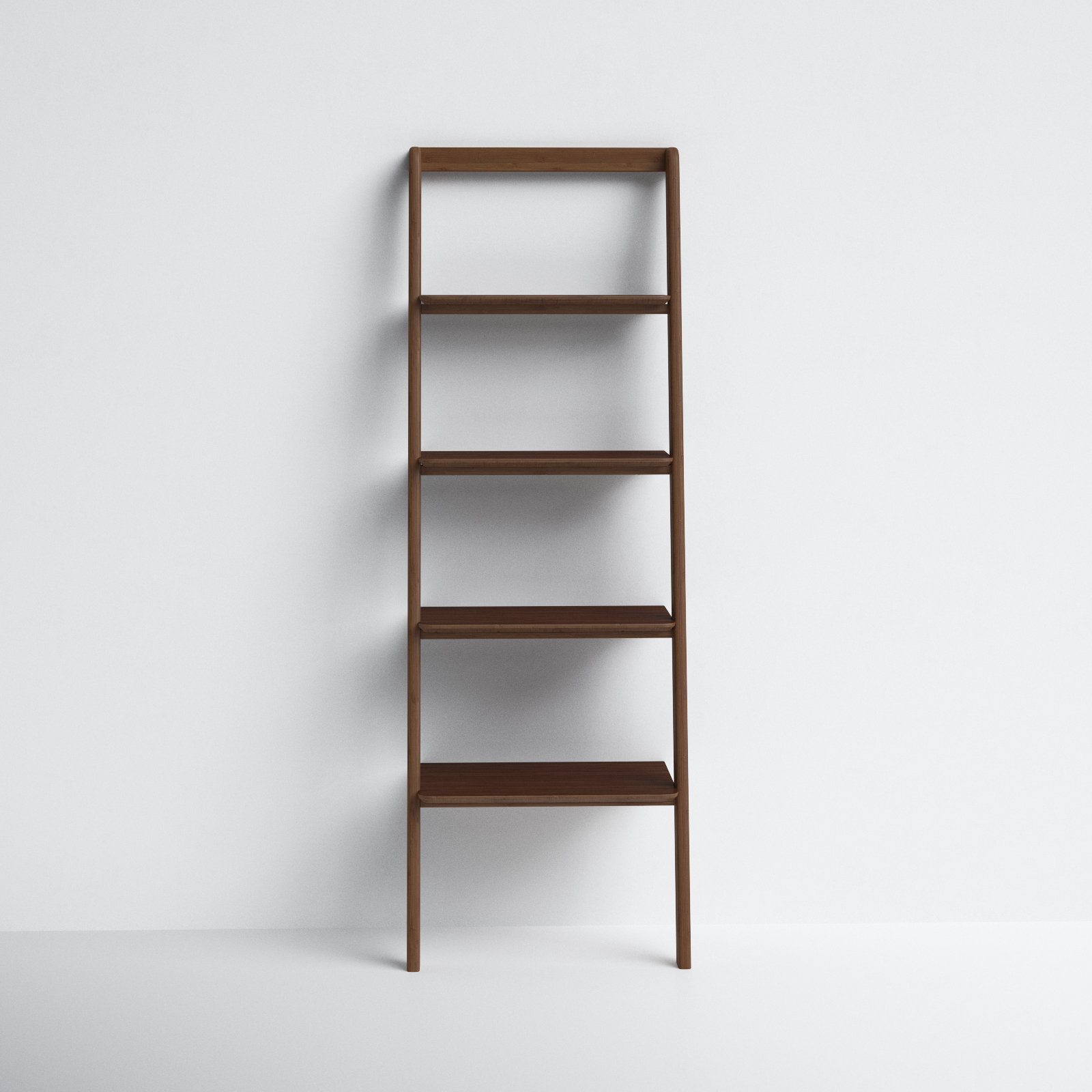 Lacey Narrow Ladder Bookcase, Black Walnut