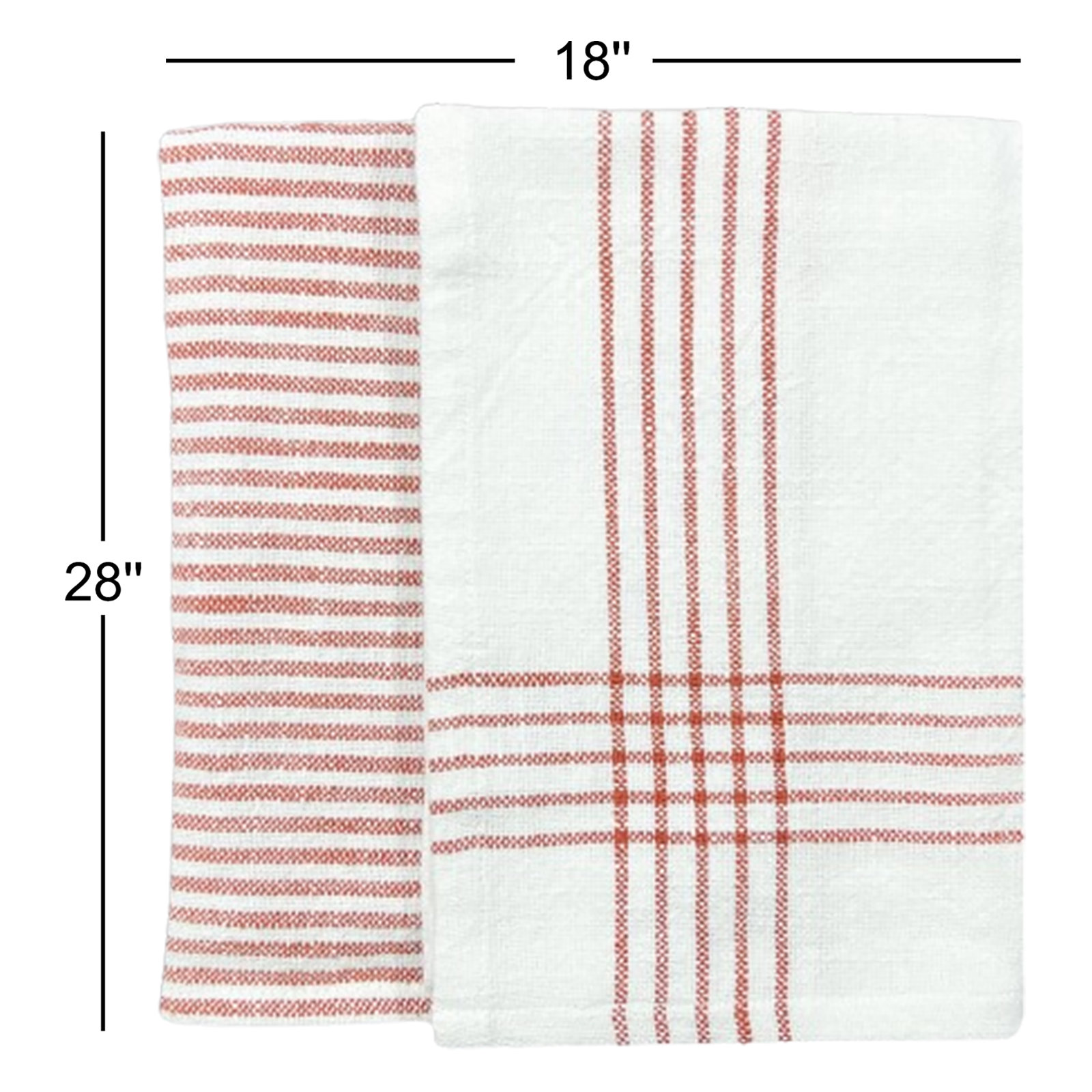 Canvas Home Brick Cotton Tea Towel