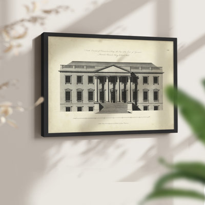 Richardson Architecture II - Reproduction encadrée - Restickable