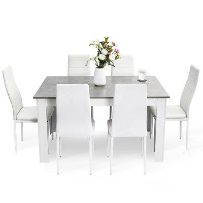 Elfredia 6 - Person Dining Set
