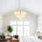 13 - Light Dimmable Modern Sputnik Atomic Tiered Cluster Globe Bubble Chandelier with Opal Glass Globe-133320179