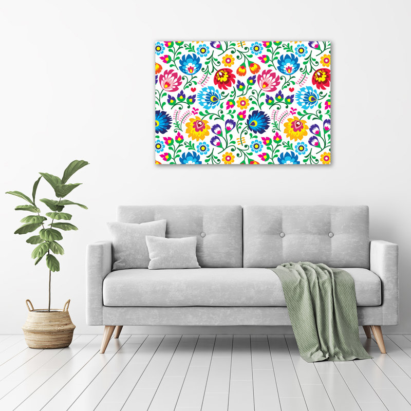 Ethnic Pattern - Wrapped Canvas Print