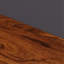 Bureau d'écriture - Tiroir frontal double et frontal - Structure en acier enduit gris