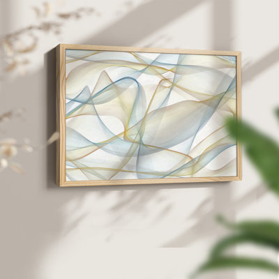 «Curves and Waves» - impression encadrée - réarmable