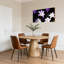 Ensemble de 1 tableau mural sur toile tendue représentant un lys et une rose-403065587