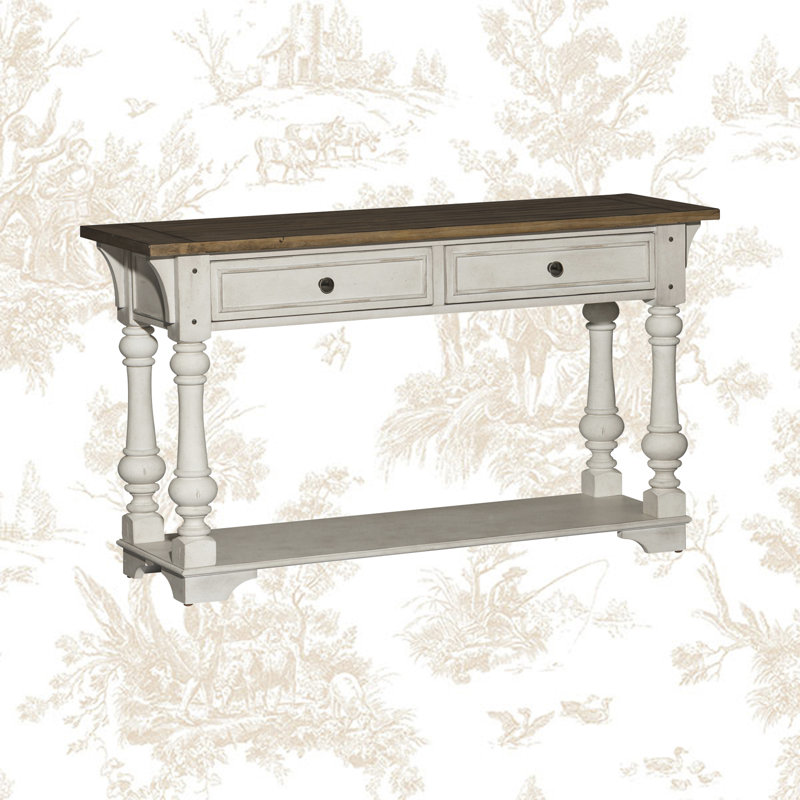 Console Hexham 52 po avec 2 tiroirs